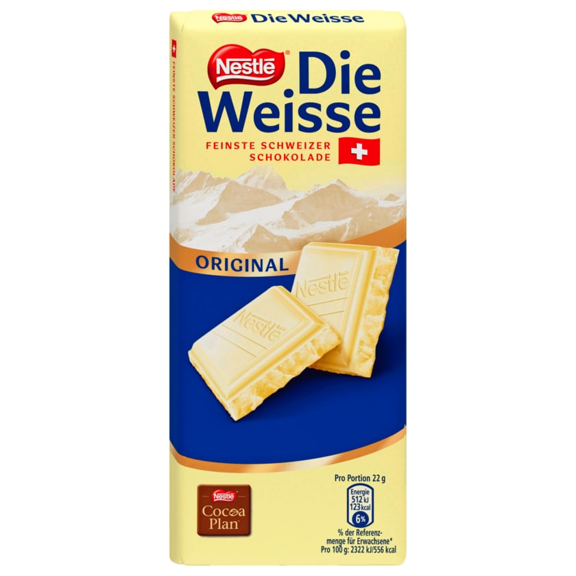 Nestlé Schokolade Die Weisse Original 100g
